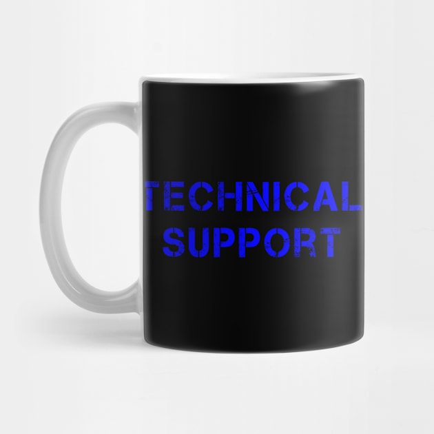 Technical Support Blue by CWdesign